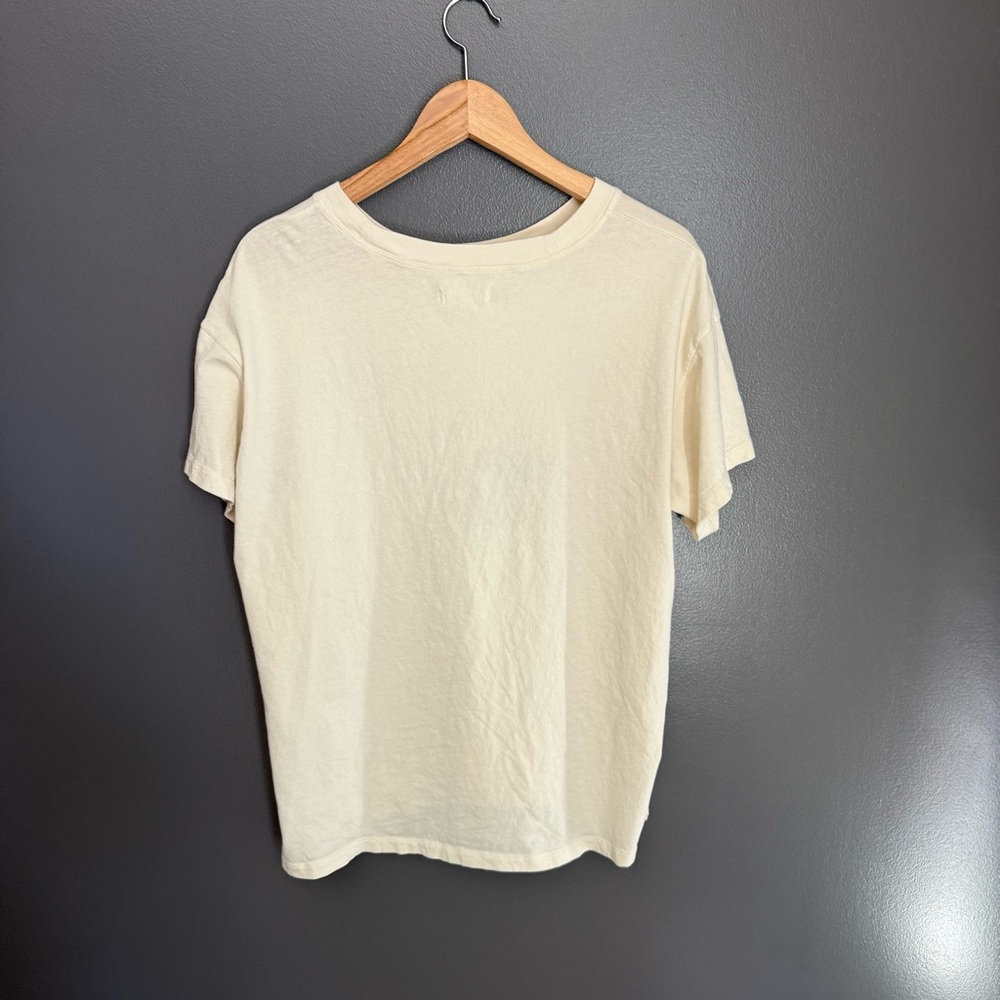 Madewell Women Costal Drive Softfade Oversized Tee Shirt Size Medium - Picture 4 of 5